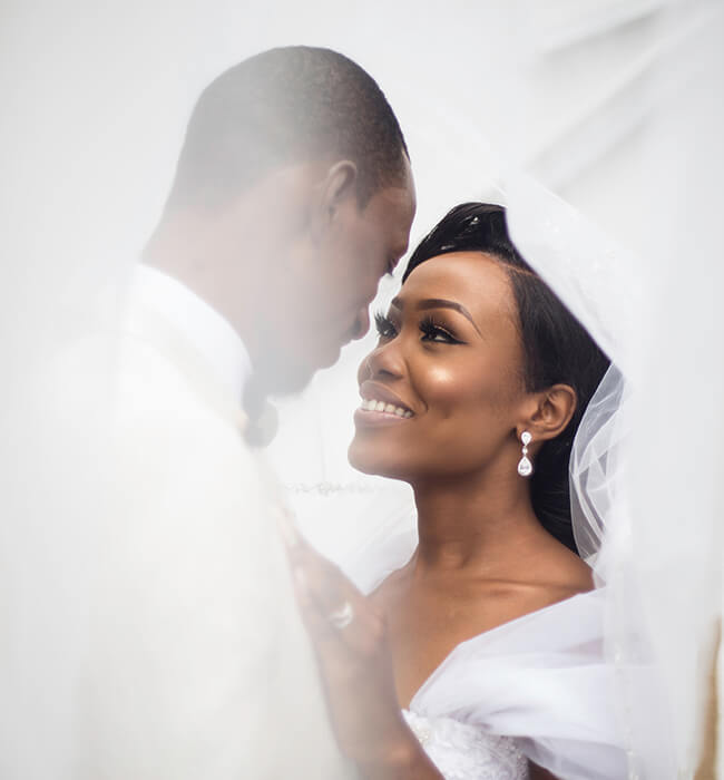 couple in a wedding