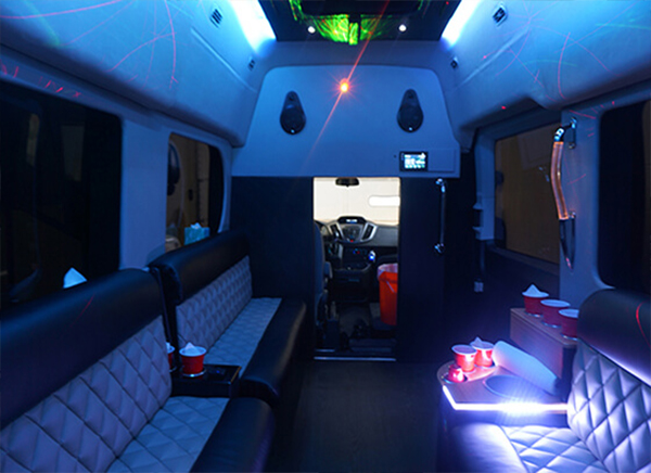 Corpus Christi, TX, Sprinter van for a large number of guests